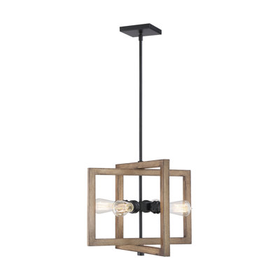 Haddix 4 - Light Dimmable Square / Rectangle Chandelier