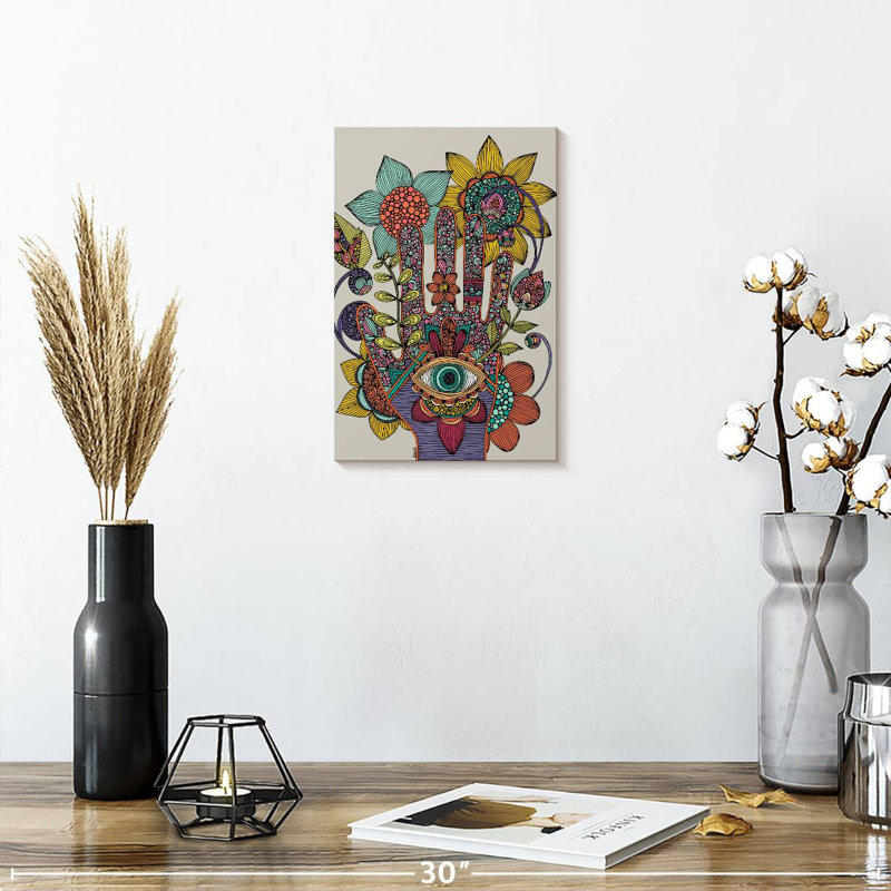 Adella Hamsa Eye, 12" H x 8" W