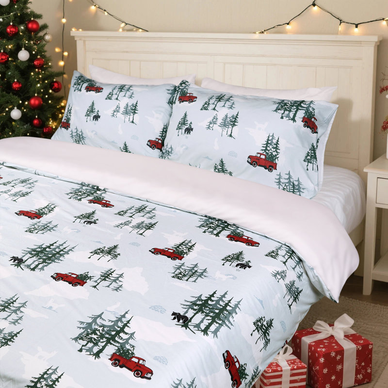Housse de couette simple Gogreen Luxury, Housse de couette simple + 1 taie d'oreiller stand