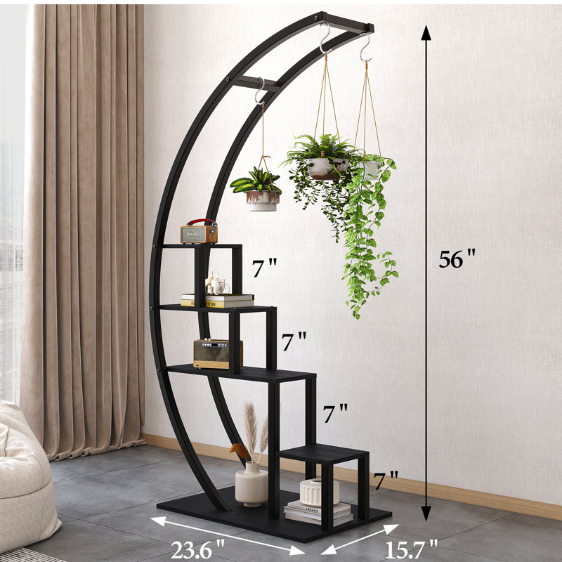 Plant Stand - Set of 2, Black