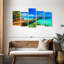 Maldives Beach Resort, reproduction d'art sur toile-2135334986