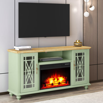 TV Stand with fireplace