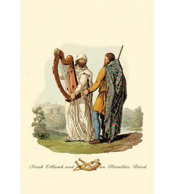 " Irish Ollamh And An Heraldic Bard "