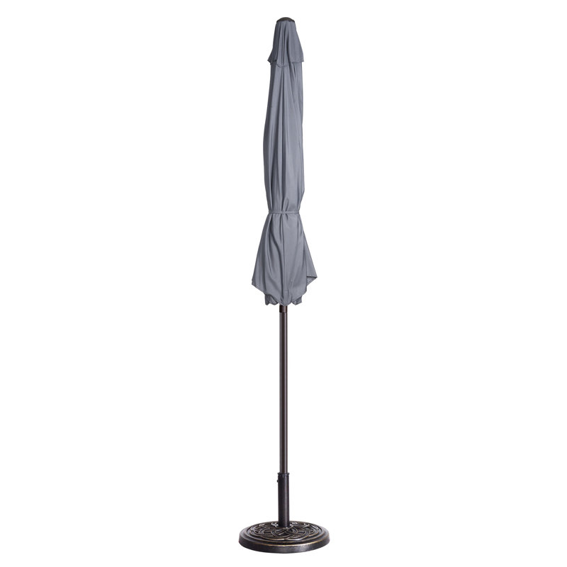 274.32cm Tilt Market Parasol, Grey