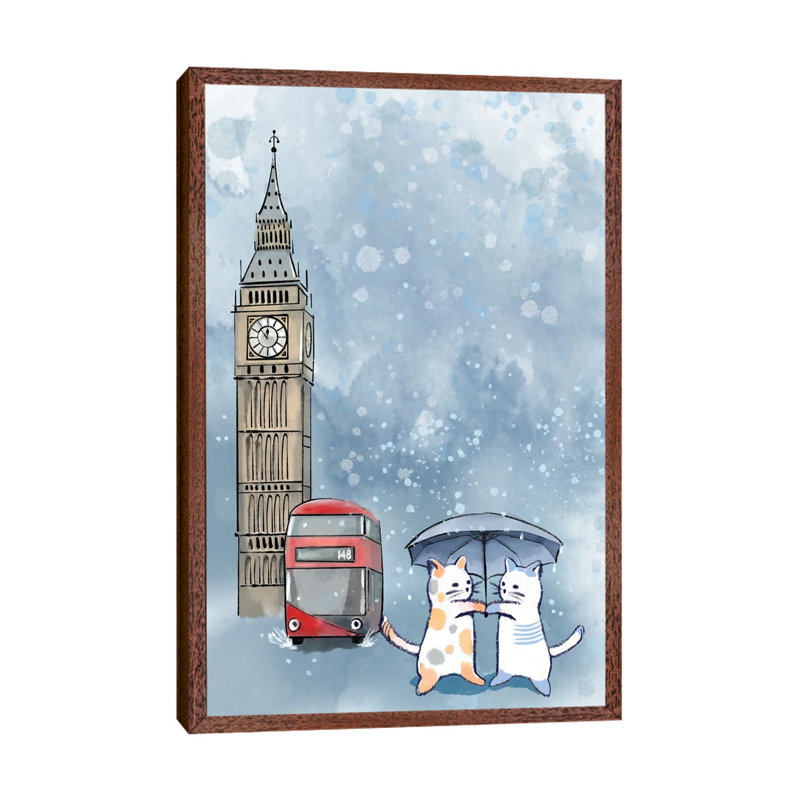 Thomas Little 1 Piece Floater Frame Wall Art on Canvas, 152.4 cm H x 101.6 cm W, Classic Wood