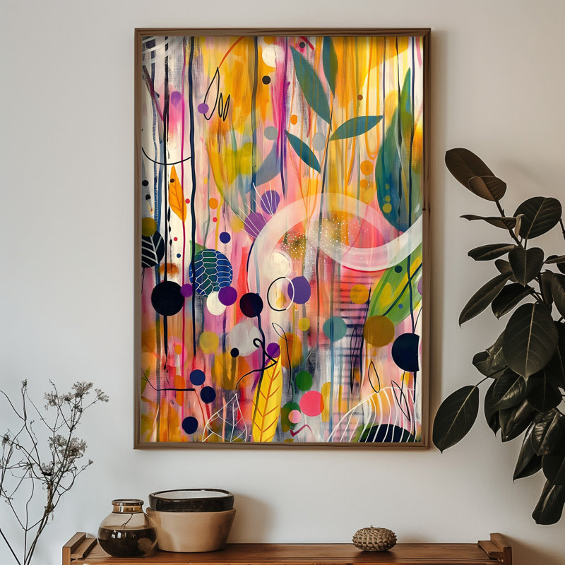 Elegant Decorative Framed MDF Painting, 13.8 x 18.5 x 0.1 inches | 100% MDF with 3 mm Thickness, 100% Pine Wood Frame | UV Printed Artwork for Stylish Home Decor, Perfect for Living Room or Office
