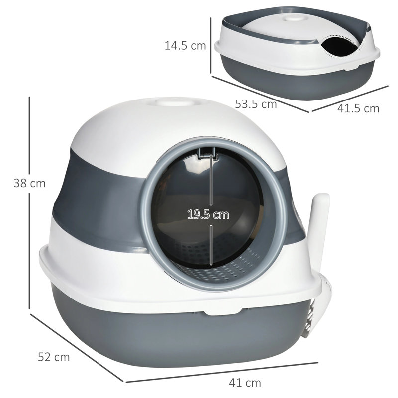 Talbot Plastic Litter Box Enclosure with Scoop