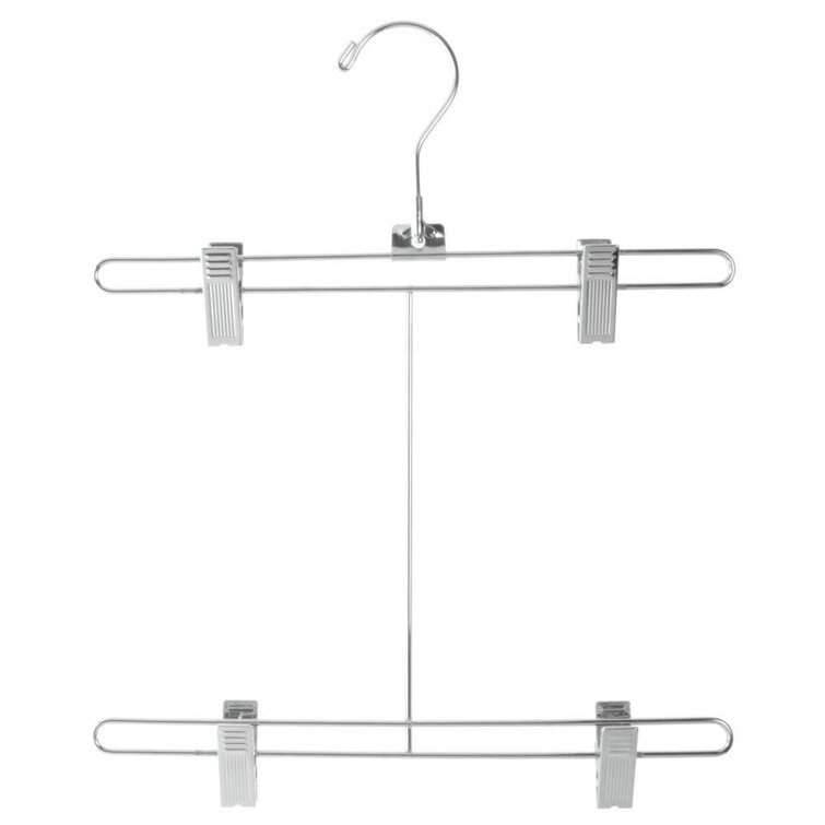 Metal Suit Hanger with Chrome Finish