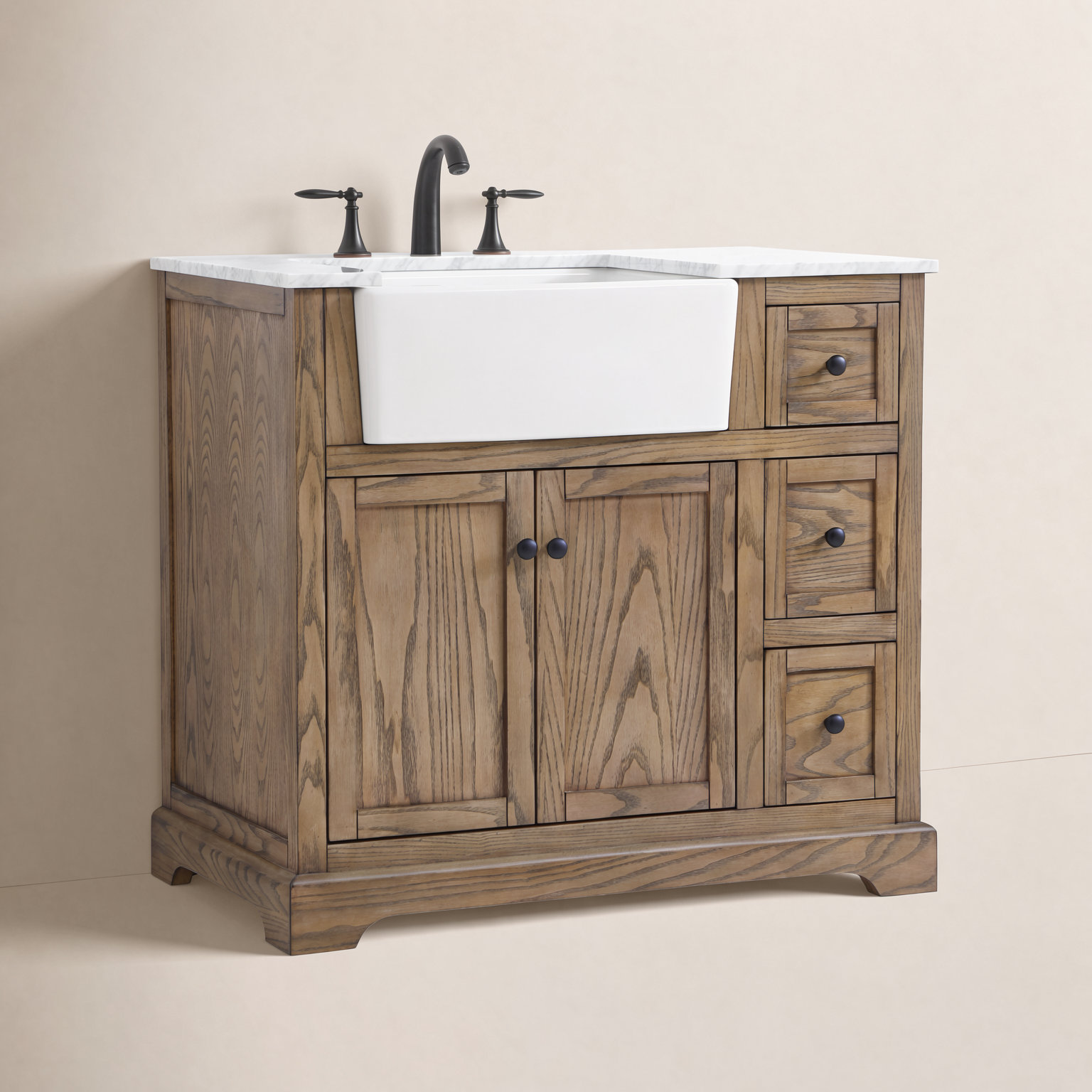 Pardue 36'' Single Bathroom Vanity, Driftwood