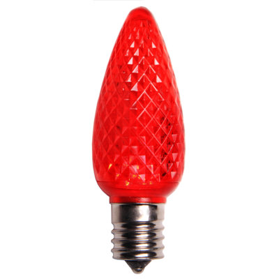 Faceted Transparent LED C9 Christmas Replacement Bulbs