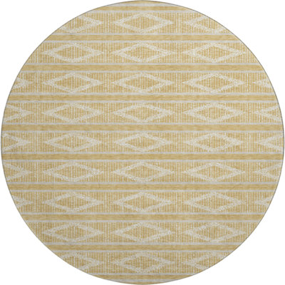 Premium Machine Washable Diskin AMF1029 Geometric Rug