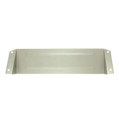 E096180C1BE5457DBF0E89D4FD57F58F Letter Box Hood; Satin Nickel Finish