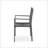 Modern Outdoor Aluminum Dining Chairs With Durable Rope Seats, Perfect For Stylish And Comfortable Patio Seating (Set Of 2)