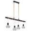 Cuthbertson 4 - Light Black/Beige Kitchen Island Pendant