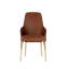 Chaise de salle à manger rembourrée à dossier Krino