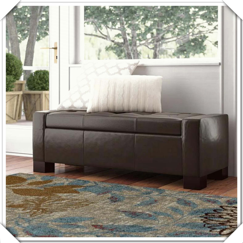 Banc de rangement capitonné, fonctionnel, polyvalent, pratique, compact, confortable et polyvalent