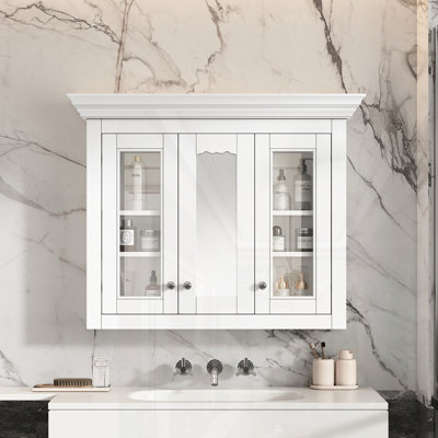 Armoire à pharmacie 35 po avec miroir