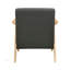 Chaise d'appoint rembourrée en tissu avec dossier et siège Modern Home Furniture-120895891