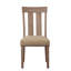 De 2 chaises - Revêtement en tissu, érable, siège confortable (2), finition érable, dossier confortable