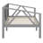 Twin Size Gray Daybed Frame, Space-Saving Multifunctional Sofa Bed for Kids, Teens, or Guest Room Use