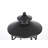 Stefani 9 Inch Outdoor Post Light in Black