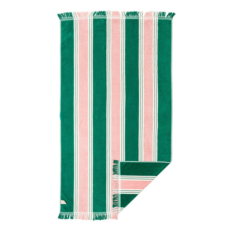 Beach Towel, Green;Pink