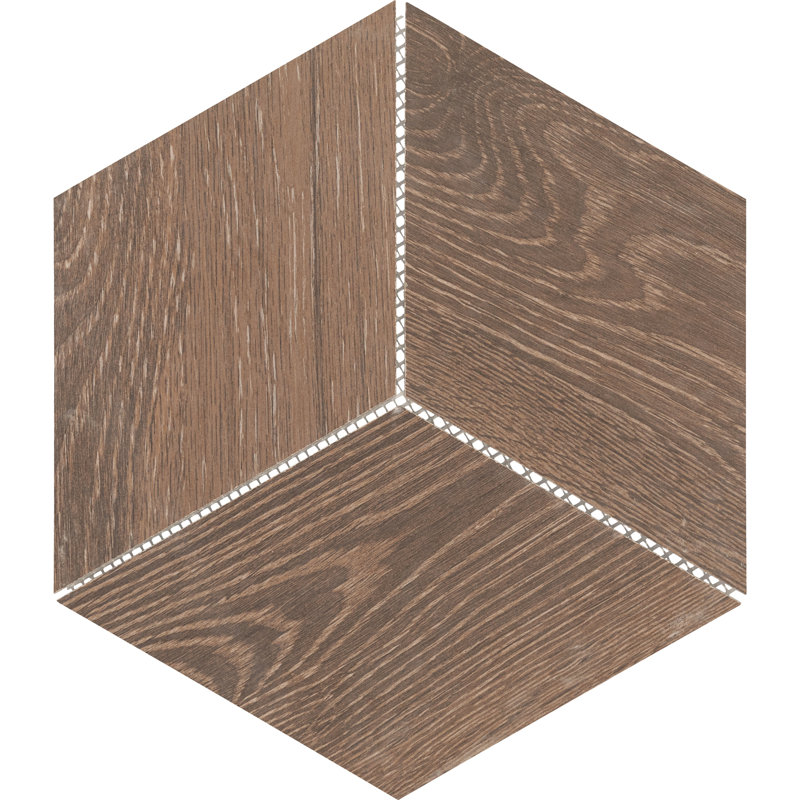 Tuile de look de bois en porcelaine 12 po x 12 po