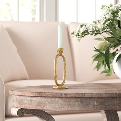Porte-bougie ovale
