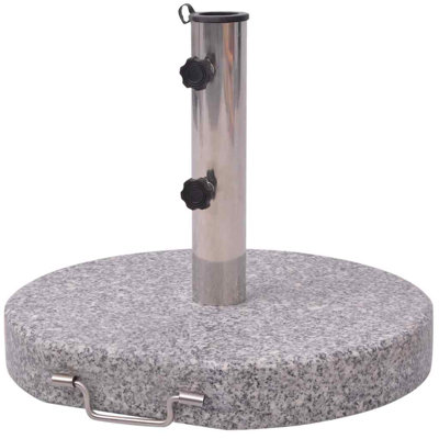 Support de parasol extérieur en acier inoxydable 17,7 po
