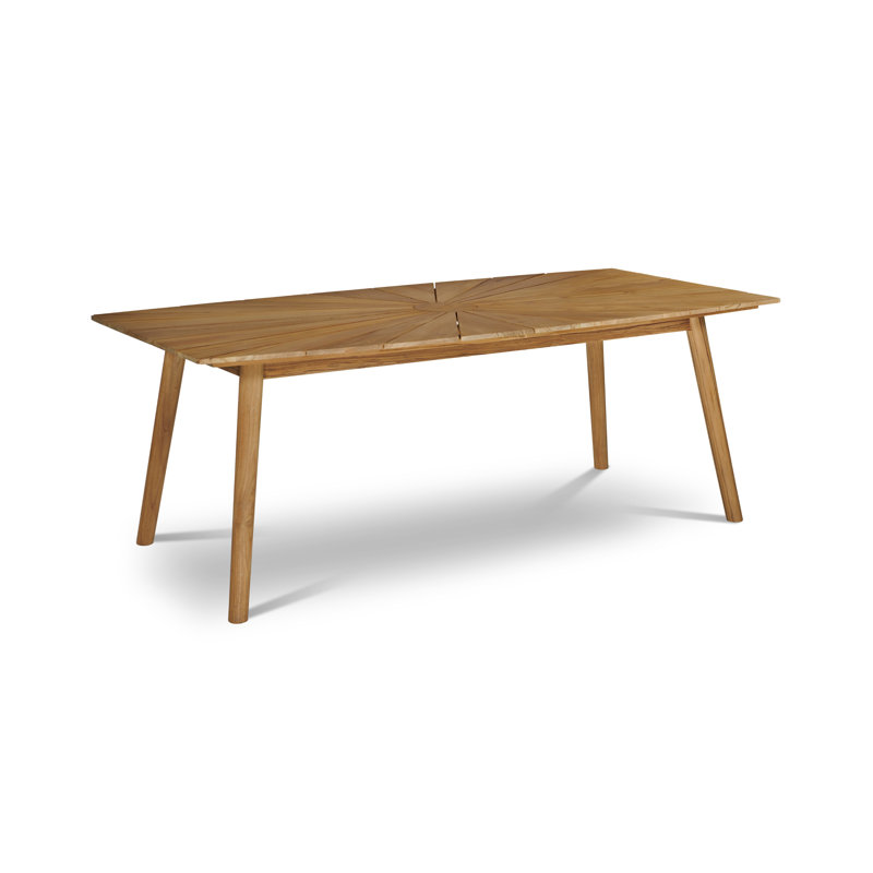 Kiryll Cambria Rectangular Teak Outdoor Dining Table