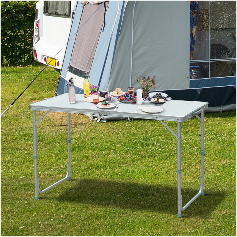 Table de camping pliante Outsunny