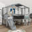 Afie Loft Bed With Ladder And Slide-929175520