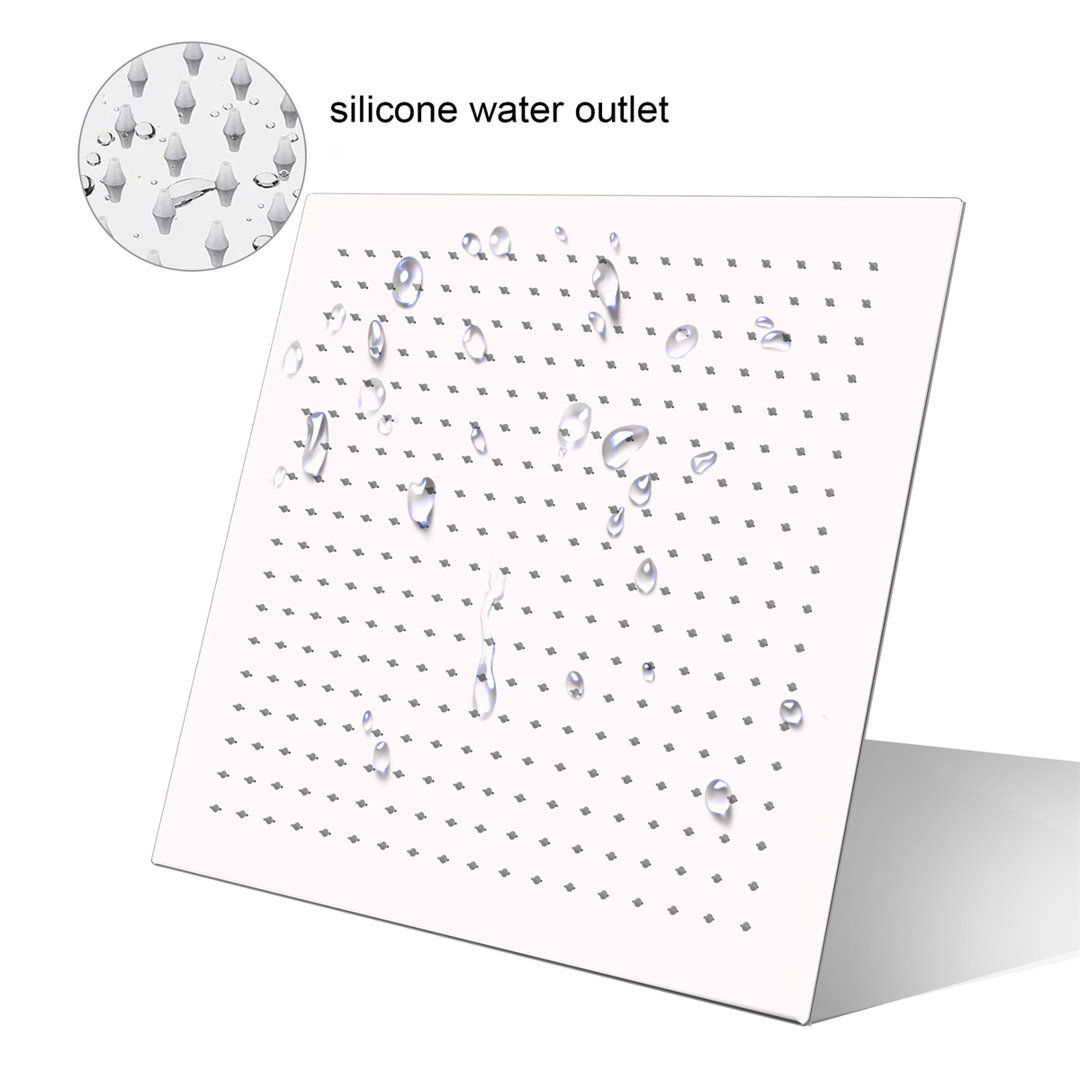 Rain Adjustable Shower Head 1.8 GPM GPM Hoomic