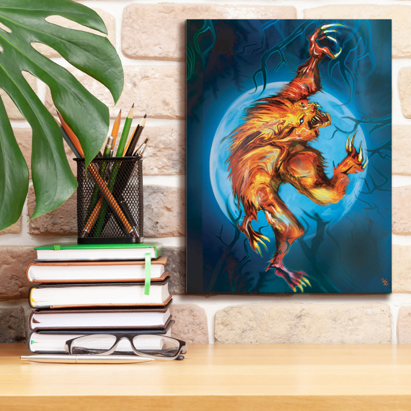 «Howl» par Michael Stewart, H 16 po x l 12 po x P 0,75 po