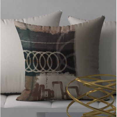  Tiny Happy Square Pillow Cover & Insert