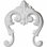 Benson 5.75'' H x 4.75'' W x 0.75'' D Urethane Onlay Scroll