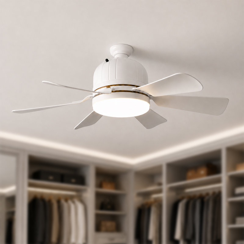 18in Modern Socket LED Ceiling Fan Light