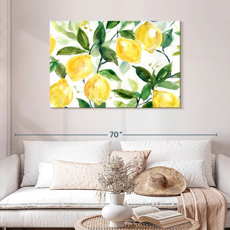 Yarlin Lemony Branches, 30" H x 45" W