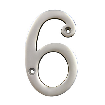 4'' H Metal House Number