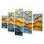 «Waves», art mural moderne pour salon