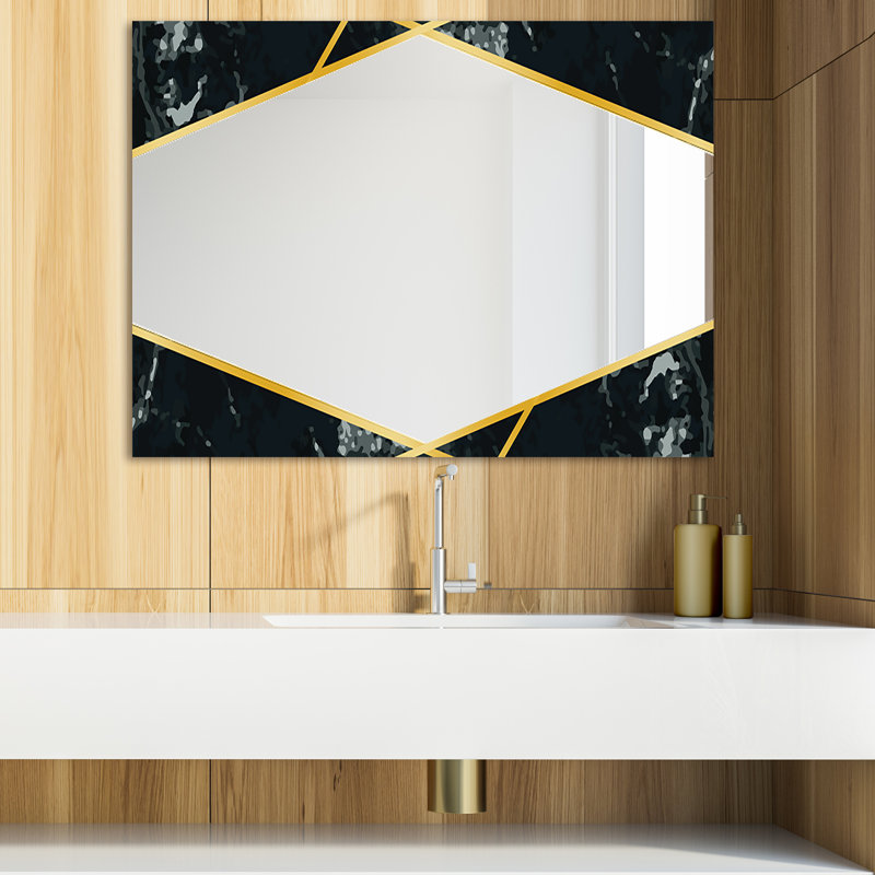 Miroir de salle de bain moderne et contemporain Capital Sleek, H 29,5 po x l 39,4 po