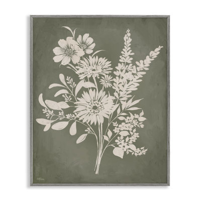 Bouquets d'herbes de fleurs sauvages, estampe numérique, design par Cat Thurman Designs