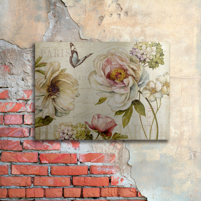 « marche de fleurs iv », impression sur métal