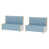 Similicuir bleu