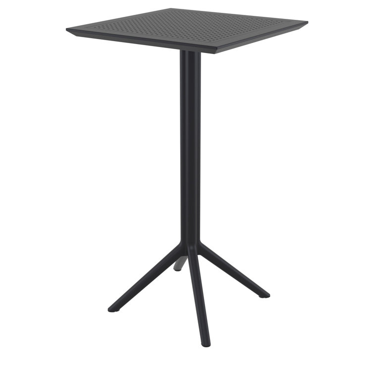 Farrah Square Resin Outdoor Folding Bar Table