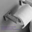 Porte-papier hygiénique pivotant double Radiance-120799067