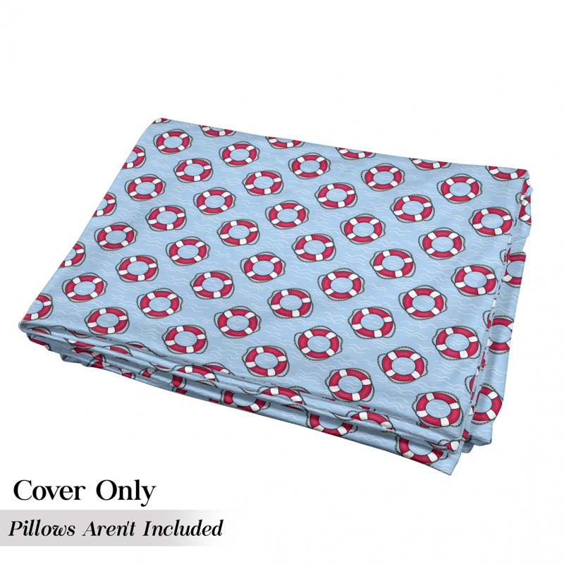 Housse de coussin d'extérieur Floating in Ocean, H 2 po x l 36 po x P 88 po