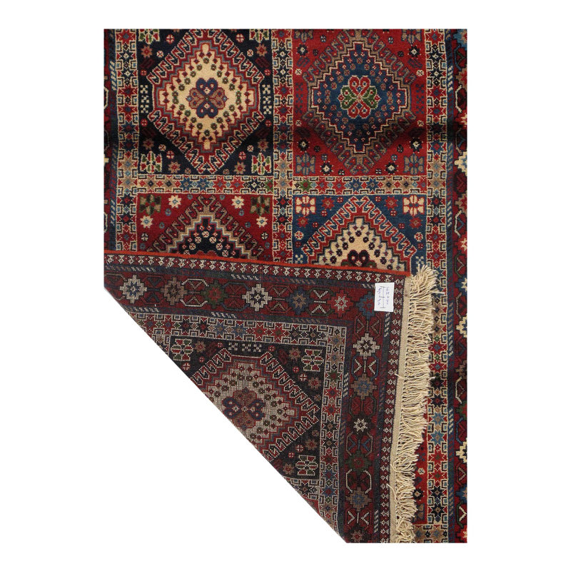 One-of-a-Kind Rectangle 3'3" X 4'11" Hand Knotted Area Rug