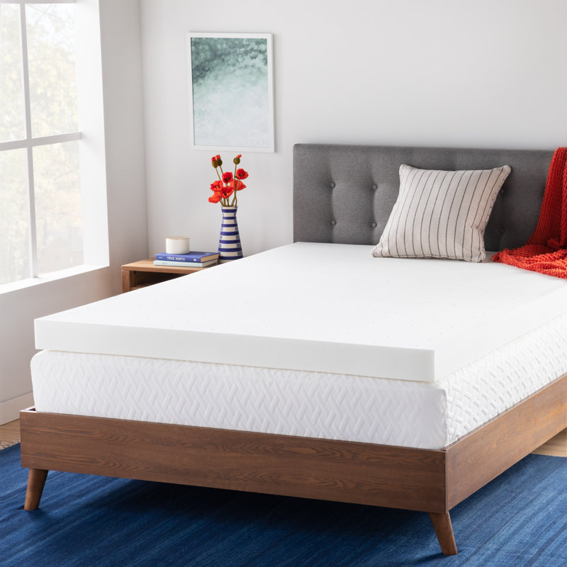 Wayfair Sleep™ 4" Plush Memory Foam Mattress Topper, Twin