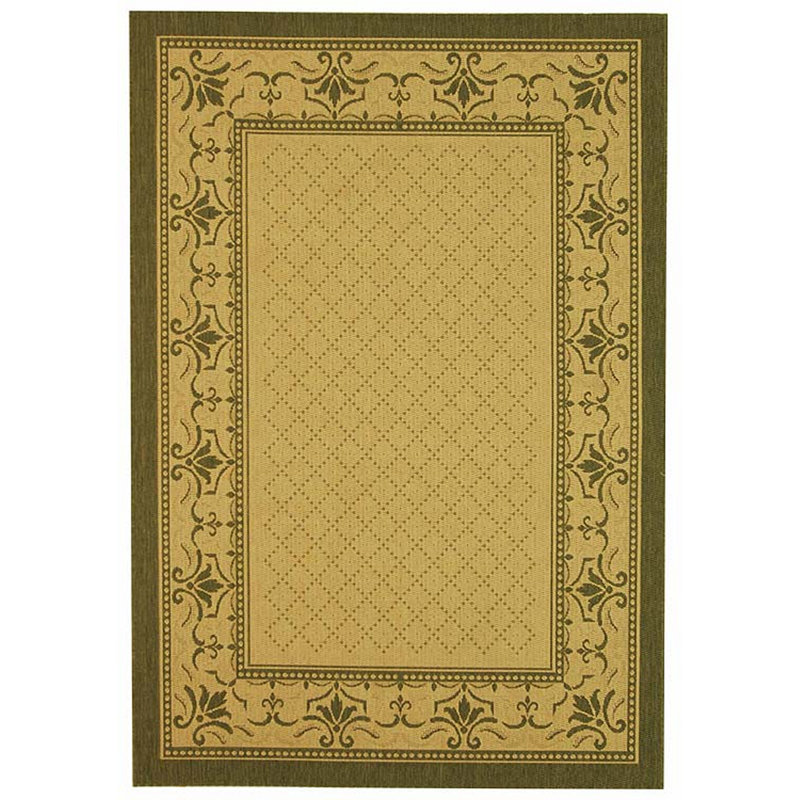 Saboun Performance Oriental Indoor/Outdoor Area Rug, Rectangle 4' x 5'7"